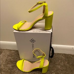 Call It Spring Size 9 Color Lime Green